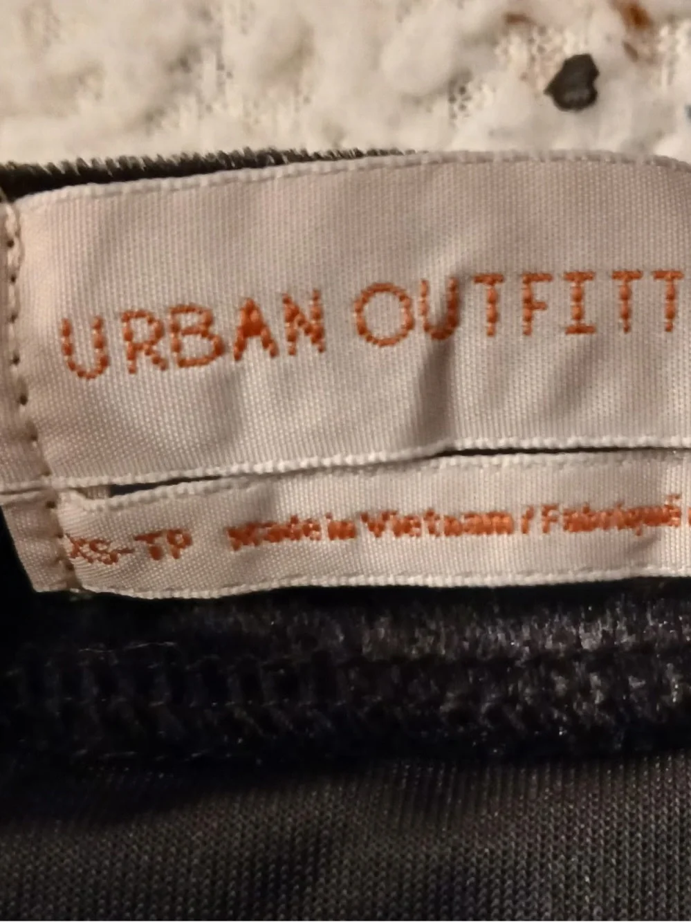 Urban Outfitters Black Ruched Velvet Mini Skirt